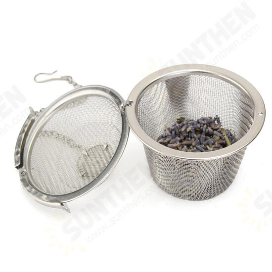 4.5/8.5/11cm Stainless Steel Reusable Mesh Herbal Ball Tea Spice Strainer Teakettle Filter