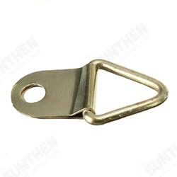 50Pcs Copper Triangle PPicture Frame Wall Mount Hook Hanger Ring 50Pcs Copper Triangle PPicture Frame Wall Mount Hook Hanger Ring
