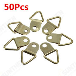 50Pcs Copper Triangle PPicture Frame Wall Mount Hook Hanger Ring 50Pcs Copper Triangle PPicture Frame Wall Mount Hook Hanger Ring
