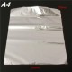 50pcs A4 Hot Transfer Foil Paper Laser Printer Laminating Transfered Silver