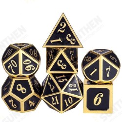 7 Pcs/Set Metal Dice Set Role Playing Dragons Table Board Game Toys With Cloth Bag Bar Party Game Dice 7 Pcs/Set Metal Dice Set Role Playing Dragons Table Board Game Toys With Cloth Bag Bar Party Game Dice