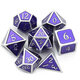 7Pcs/Set Alloy Metal Dice Set Playing Games Poker Card Dungeons Dragons Party Board Game Toy