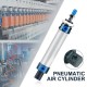 Double Acting Pneumatic Air Cylinder Bore 25MM Stroke 100MM Light Type 430N