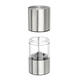 Stainless Steel Glass Salt & Pepper Mill Spice Grinder Adjustable Cooking