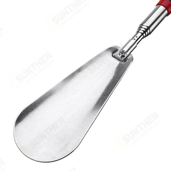 Telescopic 29inch Long Adjustable Handle Shoe Horn Stainless Steel Metal Shoe Metal Rod