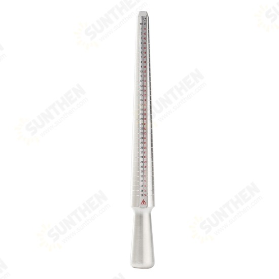 US Size Aluminum Ring Stick Sizer Mandrel Finger Guage Measuring Hammers