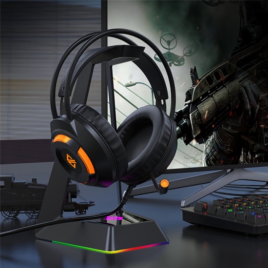 AX120 Game Headset 7.1mm + USB interface Bass Gaming Stereo Headphones Earphone with Microphone for Computer PC for PS4 Gamer
