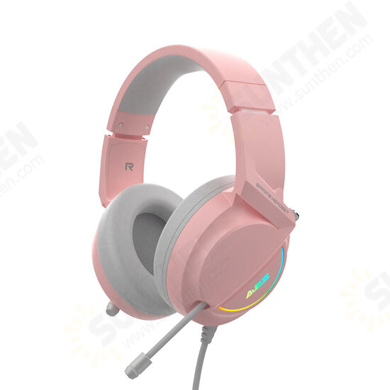 AX365 Game Headphone USB Wired 7.1 Channel 360° Surounding Sound Bass Gaming Headset with Mic for Computer PC Gamer