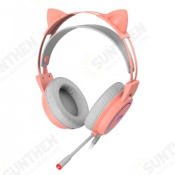 STH200 Gaming Headphone 7.1 Channel 50mm Driver USB Wired / 3.5mm Wired LED Light Gamer Headset with Mic for Computer PC PS3/4 STH200 Gaming Headphone 7.1 Channel 50mm Driver USB Wired / 3.5mm Wired LED Light Gamer Headset with Mic for Computer PC PS3/4