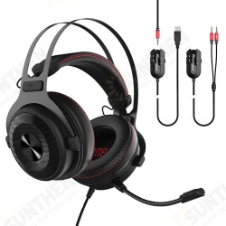 The One:1 Gaming Headset Over-Ear Headphone with 7.1 Surrond Sound 53mm Driver Soft Ear Pad Multifunction In-Line Control The One:1 Gaming Headset Over-Ear Headphone with 7.1 Surrond Sound 53mm Driver Soft Ear Pad Multifunction In-Line Control