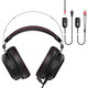 The One:1 Gaming Headset Over-Ear Headphone with 7.1 Surrond Sound 53mm Driver Soft Ear Pad Multifunction In-Line Control