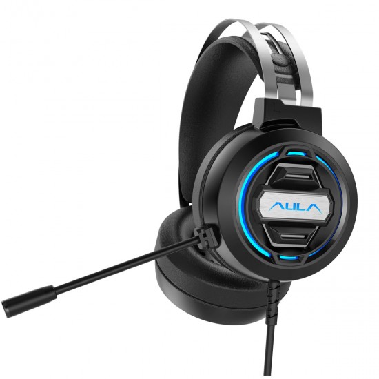 S603 Game Headphone 7.1 Channel USB Wired Bass LED Gaming Headset Stereo Sound Headset with Mic for PS4 Computer PC Gamer