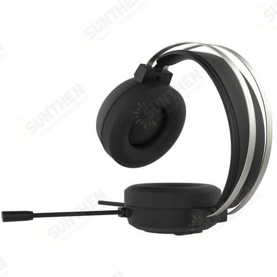 S603 Game Headphone 7.1 Channel USB Wired Bass LED Gaming Headset Stereo Sound Headset with Mic for PS4 Computer PC Gamer