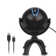 ME7 Alien Ball-shape Condenser Microphone USB Wired Supercardioid-directional Sound Recording Vocal Microphone Gaming Mic for Computer PC Laptop