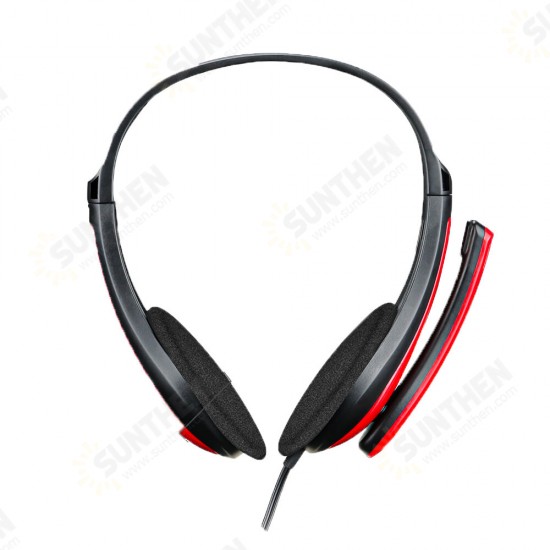 E-601 Headphone Gaming Headset Office Headphone 120° adjustment Surround Sound Full Pick-up Microphone