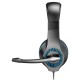 E-622 Gaming Headset 40mm Unit Stereo Surround Sound 120 Degrees adjustable Full Pickup Microphone 3.5mm interface+USB