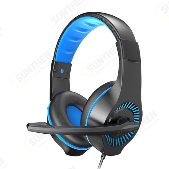 E-622 Gaming Headset 40mm Unit Stereo Surround Sound 120 Degrees adjustable Full Pickup Microphone 3.5mm interface+USB