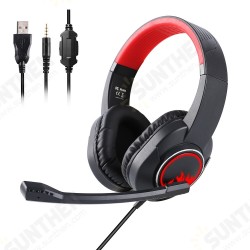 T8 Gaming Headset 3.5mm Wired Headphone with Microphone Noise Cancelling LED Light for PS4 for Xbox One for PC T8 Gaming Headset 3.5mm Wired Headphone with Microphone Noise Cancelling LED Light for PS4 for Xbox One for PC