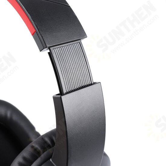 T8 Gaming Headset 3.5mm Wired Headphone with Microphone Noise Cancelling LED Light for PS4 for Xbox One for PC