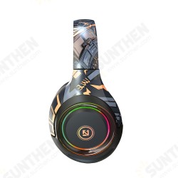 EL-A2 bluetooth Gaming Headset with Noise Cancelling Mic Cool Light HIFI High Fidelity Sound Quality Foldable design for Phone Laptop PC EL-A2 bluetooth Gaming Headset with Noise Cancelling Mic Cool Light HIFI High Fidelity Sound Quality Foldable design for Phone Laptop PC