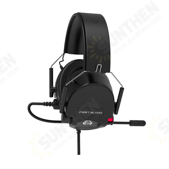 H10 Gaming Headset Foldable Headphone with Virtual 7.1 One-way Noise Reduction Microphone Colorful Light for PC Laptop