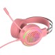 G12 Wired Gaming Headphone 7.1 Channel 50mm Driver USB Wired LED Light Honeycomb Hollow Gamer Headset with Mic for Computer PC PS3/4