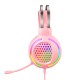 G12 Wired Gaming Headphone 7.1 Channel 50mm Driver USB Wired LED Light Honeycomb Hollow Gamer Headset with Mic for Computer PC PS3/4