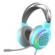 G12 Wired Gaming Headphone 7.1 Channel 50mm Driver USB Wired LED Light Honeycomb Hollow Gamer Headset with Mic for Computer PC PS3/4