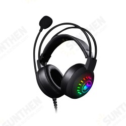 G50 Gaming Headset Wired Luminous Free Drive 7.1 Virtual Stereo Surround Sound RGB Light Noise Reduction 180° Adjustable Microphone Large 50mm Speaker G50 Gaming Headset Wired Luminous Free Drive 7.1 Virtual Stereo Surround Sound RGB Light Noise Reduction 180° Adjustable Microphone Large 50mm Speaker