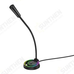 Golden Field M02U Star Gaming Microphone 360° Sensitive Pickup Intelligent Noise Reduction Widely compatible Plug and Play Golden Field M02U Star Gaming Microphone 360° Sensitive Pickup Intelligent Noise Reduction Widely compatible Plug and Play
