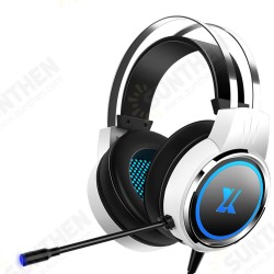 X8 Gaming Headset 7.1Channerl 50mm Unit RGB Colorful Light 4D Surround Sound Ergonomic Design 360° Omnidirectional Noise Reduction Microphone X8 Gaming Headset 7.1Channerl 50mm Unit RGB Colorful Light 4D Surround Sound Ergonomic Design 360° Omnidirectional Noise Reduction Microphone