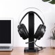 Inphic H100 Headset Stand Dual USB Ports Colorful Light Base Headphone Hanger Headset Mount Holder Office Home Decor