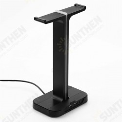 Inphic H100 Headset Stand Dual USB Ports Colorful Light Base Headphone Hanger Headset Mount Holder Office Home Decor Inphic H100 Headset Stand Dual USB Ports Colorful Light Base Headphone Hanger Headset Mount Holder Office Home Decor