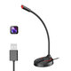 F12 Gooseneck Desktop Computer 360o Omnidirectional Gaming Microphone USB Version