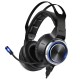 K15 Gaming Headset 50mm Unit RGB Rainbow Colors Noise Canceling 0mnidirectional Mic Line Control for PS4 PC for Xbox one Laptop