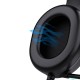 G60 Wired Headset 7.1 Stereo Blue Light Over-Ear Gaming Headphone with Mic Noise Canceling USB For for Laptop Computer
