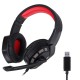 M1 Gaming Headset Surround Sound Music Earphones USB 7.1 & 3.5mm Wired RGB Backlight Game Headphones with Mic