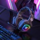 X8 Gaming Headset with Premium Omnidirectional Noise Cancelling Microphone Cool RGB Lighting Effect for PS4 PC Laptop