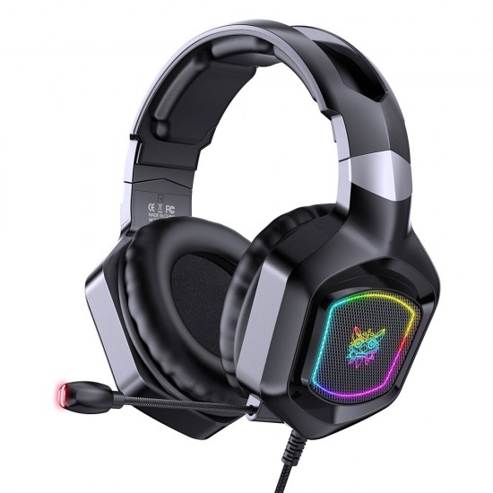 X8 Gaming Headset with Premium Omnidirectional Noise Cancelling Microphone Cool RGB Lighting Effect for PS4 PC Laptop