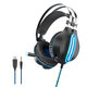 GT62 Wired Gaming Headset 3.5mm Jack 50mm Bass Stereo Sound LED Light E-sport Headphone with Mic for PS3/4 Computer PC Gamer