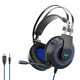 GT65 E-sport Gaming Headset Wired 3.5mm Jack 50mm Bass Stereo Sound LED Light Headphone with Mic for PS3/4 Computer PC Gamer