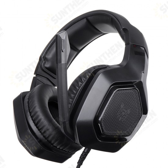 K10 7.1 Channel Gaming Headset Virtual Surround Sound Bass Headphone LED Lights Omnidirectional microphone USB Interface