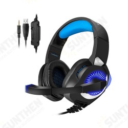 H-9 Gaming Headset 50mm Drive Unit 120° Rotating Microphone Noise Reduction Protein Leather Sponge Pad 3.5mm Single Plug + USB Interface H-9 Gaming Headset 50mm Drive Unit 120° Rotating Microphone Noise Reduction Protein Leather Sponge Pad 3.5mm Single Plug + USB Interface