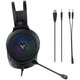 VH120 Gaming Headset Noise Reduction Microphone Headphone Reticulated Area Broad-spectrum Circular RGB Lights for PC Laptop Tablet Phone