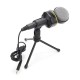 SF-930 3.5mm Studio Professional Condenser Sound Recording Microphone with Tripod Holder for PC Laptop