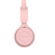 DR-08 Pink Colorful Cat Ear bluetooth Headphone with Mic Rainbow Light HIFI Sound Folding Audio/TF/USB Connection