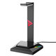 WE-100 Headphone Stand RGB Breathing Light Computer Headset Stand Phone Holder USB USB-C Expand Port