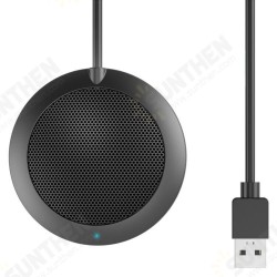 YM-200 M2 Wired 360° Pickup Audio Omnidirectional Microphone Conference Microphone Webcast Microphone with USB Cable YM-200 M2 Wired 360° Pickup Audio Omnidirectional Microphone Conference Microphone Webcast Microphone with USB Cable