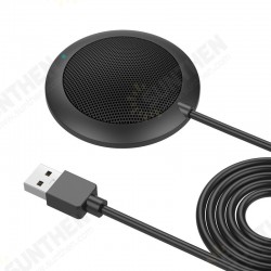 YM-200 M2 Wired 360° Pickup Audio Omnidirectional Microphone Conference Microphone Webcast Microphone with USB Cable YM-200 M2 Wired 360° Pickup Audio Omnidirectional Microphone Conference Microphone Webcast Microphone with USB Cable