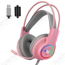 WH H200 Gaming Headset 7.1 Virtual Surround Sound 50mm Unit RGB dynamic breathing Light Headphone Omni-directional Microphone WH H200 Gaming Headset 7.1 Virtual Surround Sound 50mm Unit RGB dynamic breathing Light Headphone Omni-directional Microphone